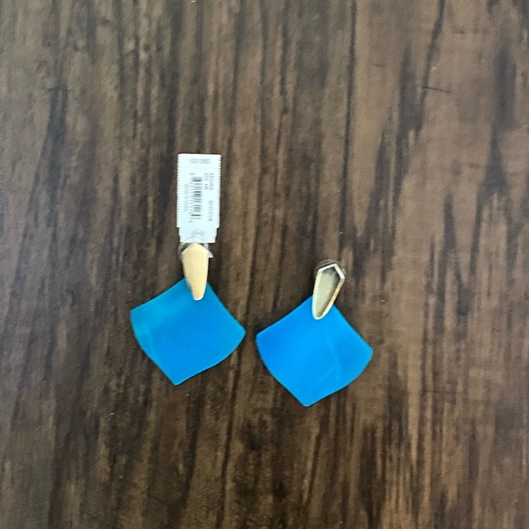 Kendra Scott Astoria drop earring in Teal Agate - Picture 2 of 10